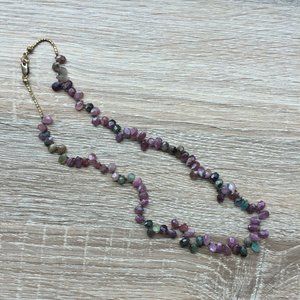 Watermelon Tourmaline Necklace